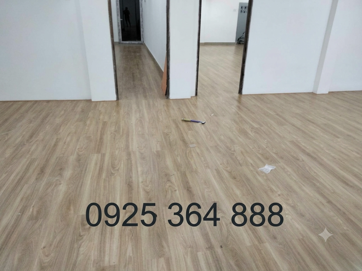 Lắp đặt sàn nhựa vân gỗ tại Hải Phòng