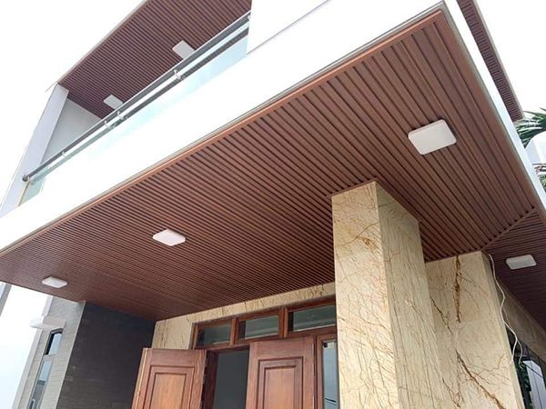 Gỗ nhựa ốp trần ngoài trời Hải Phòng