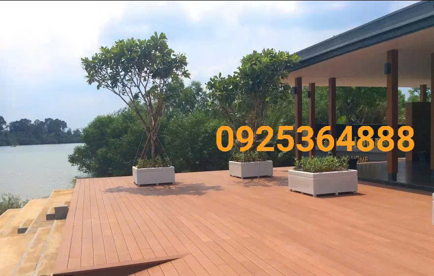 Sàn gỗ nhựa ngoài trời tại kiến thụy Hải Phòng